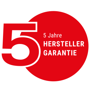 Icon 5 Jahre Herstellergarantie