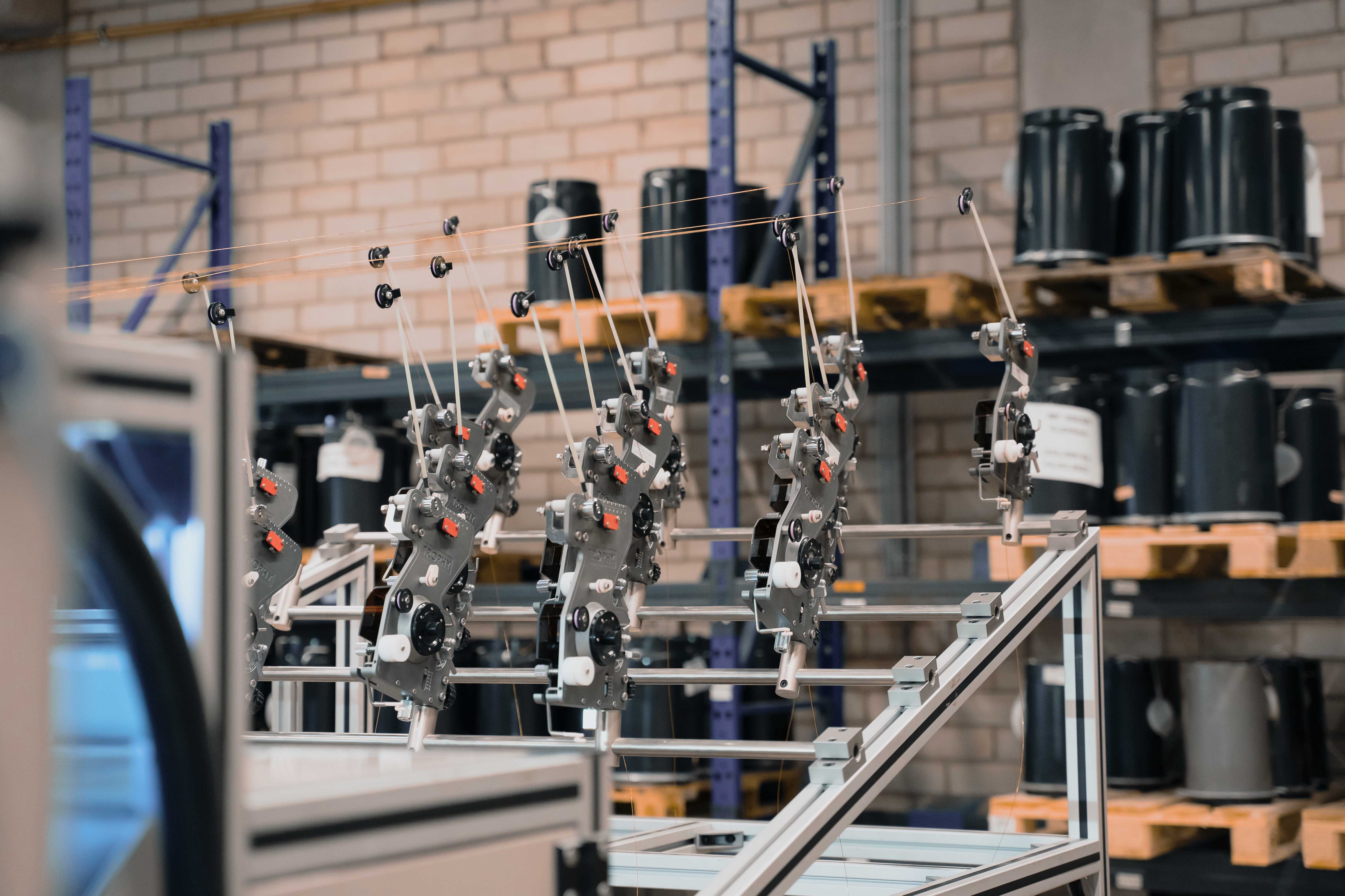 Eine Maschine in der Grothe-Produktion