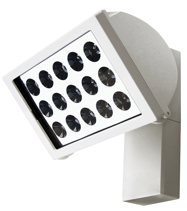 Weißes LED-Flutlicht mit Wandhalterung