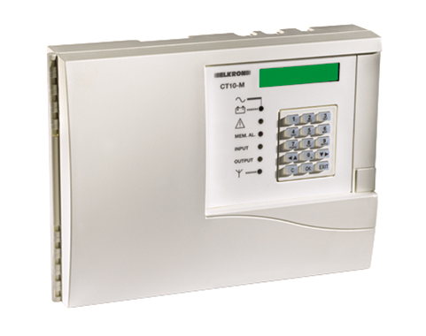 Weißes, rechteckiges GSM Wählgerät mit LCD-Display und Tastenmodul