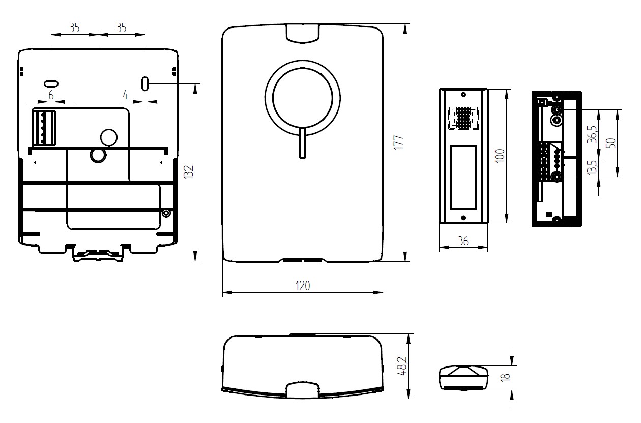 Funkgong-Set MISTRAL weiß MISTRAL 650 WS