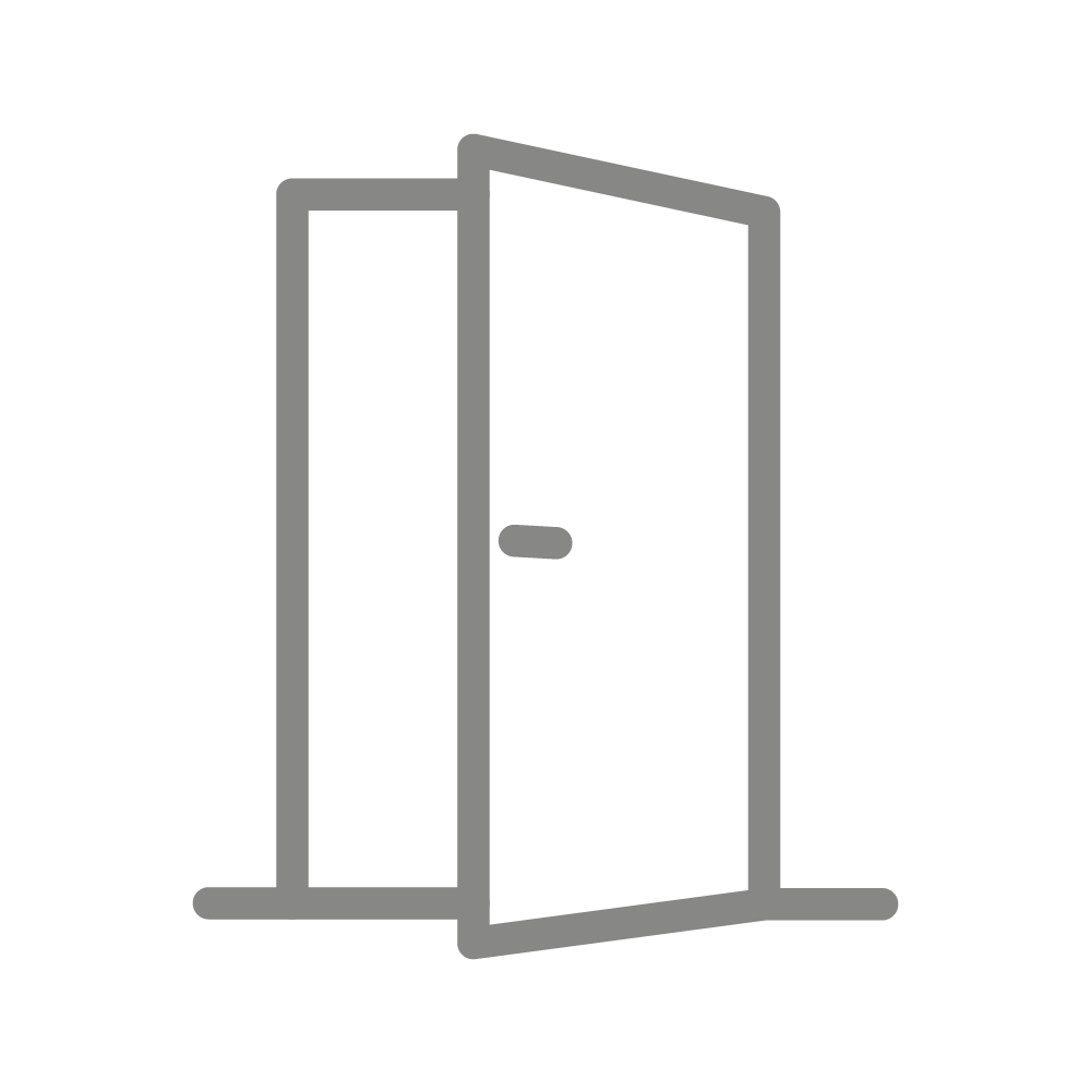 Icon geöffnete Tür