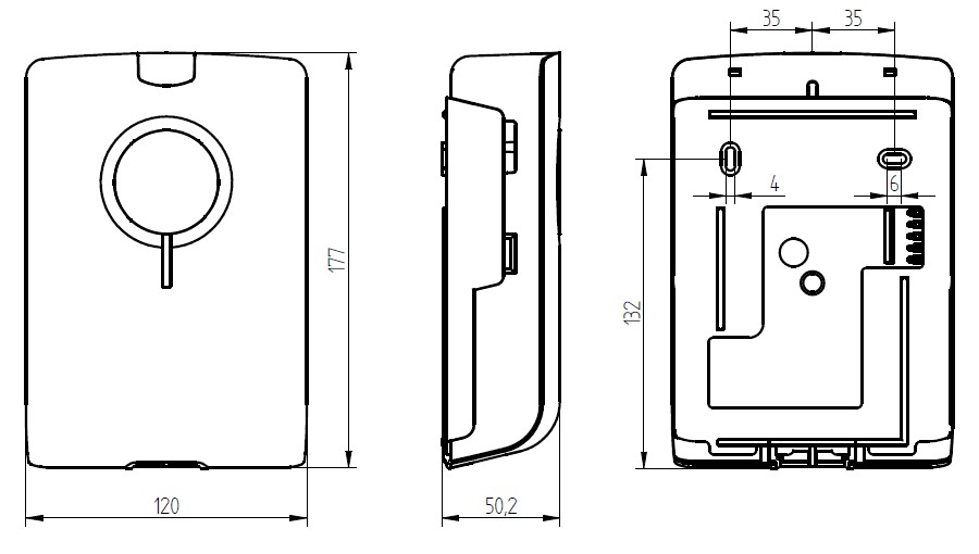 Elektronik-Gong CROMA Weiß CROMA 150 WS