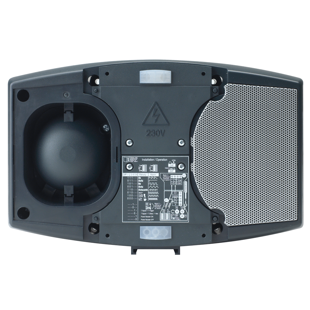 Power-Signalgeber PSG, Rückseite