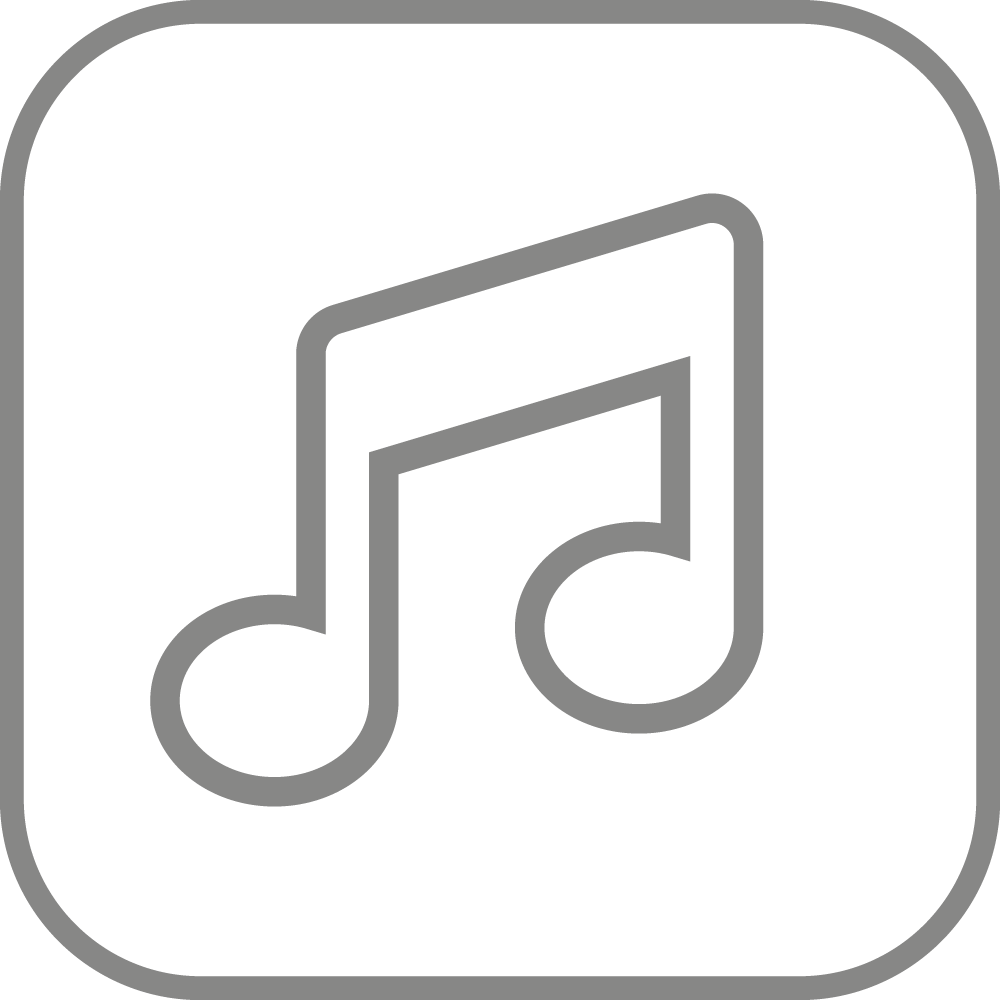 Icon "Melodie / Musik"