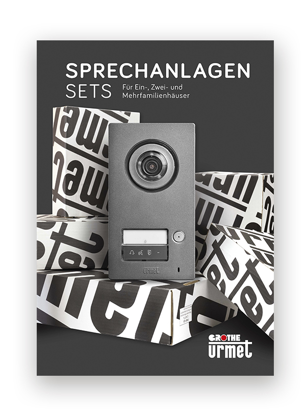 Titelblatt Broschüre Sprechanlagen-Sets