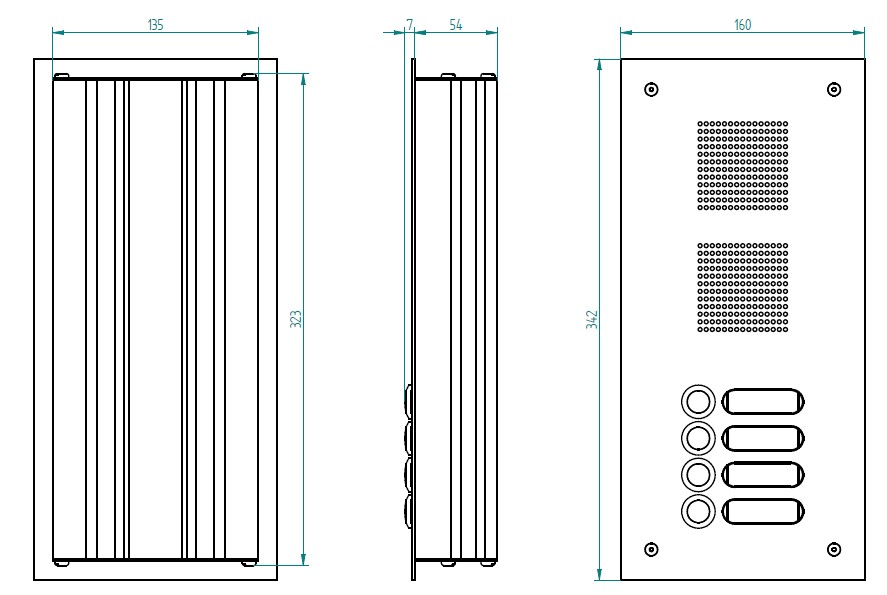 Türstation V2A TS 788 1-4