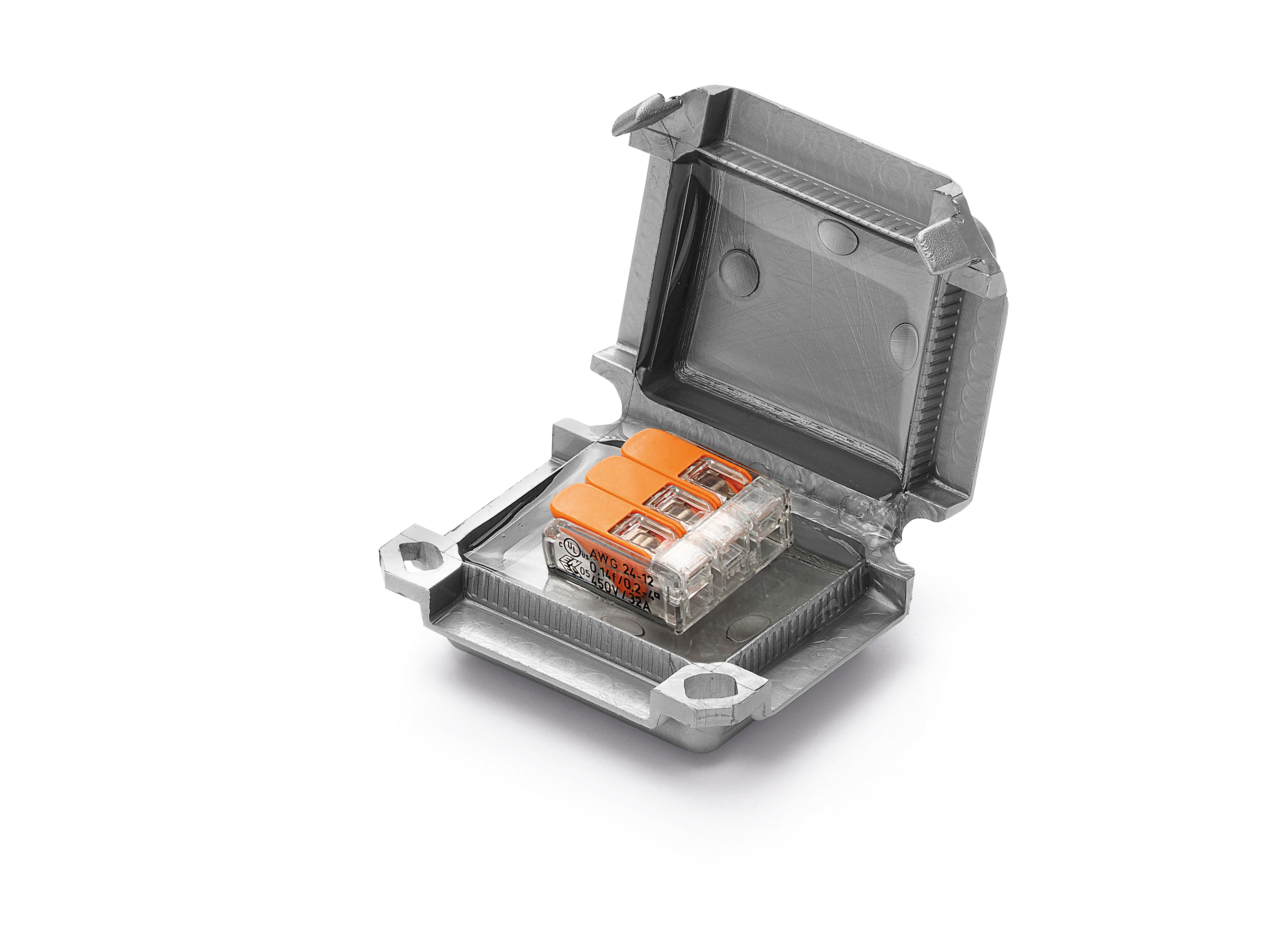 Raytech Verbindungsmuffe Happy Joint, in welcher Klemmen liegen