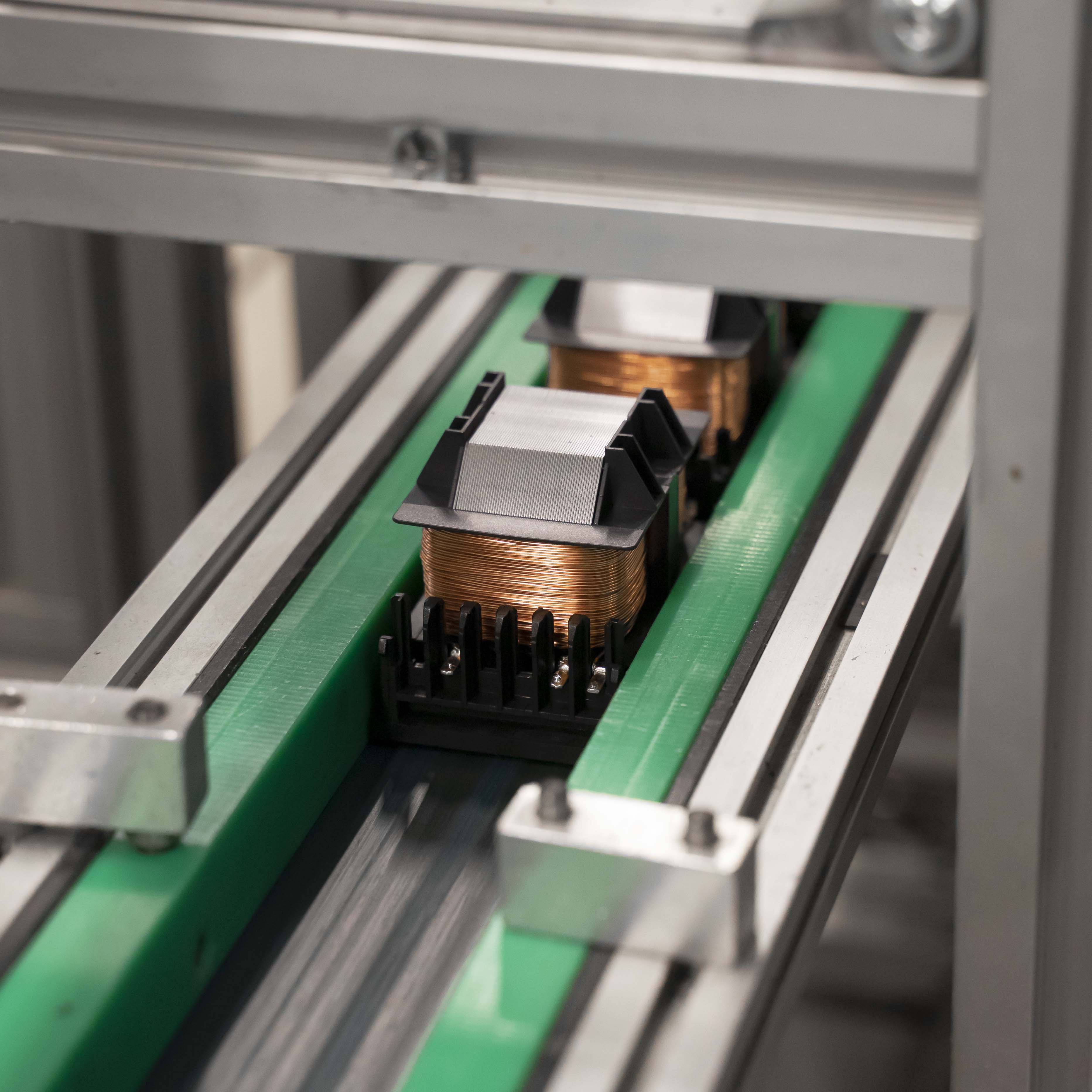 Trafo in Produktionsstraße