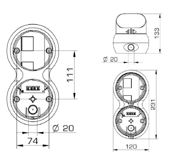 Basis-Ampelmodul 2LE AMP 8906