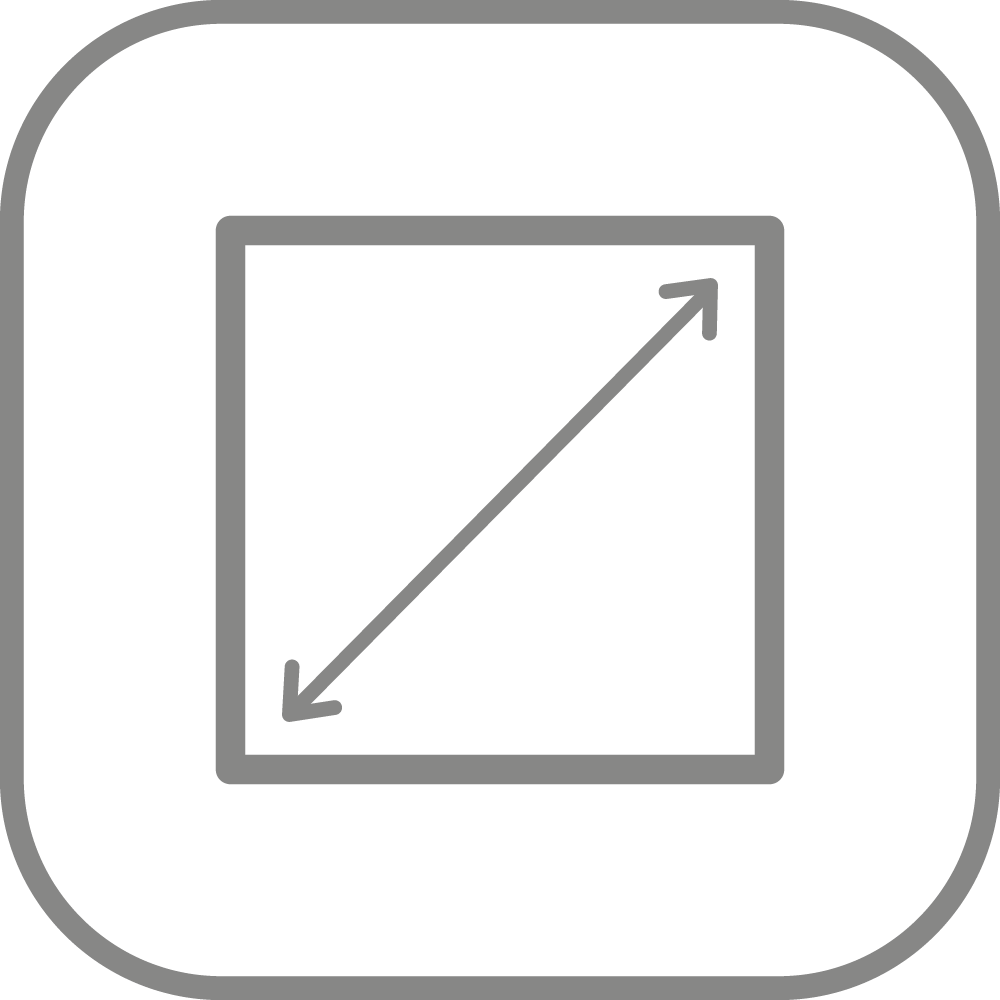 Icon "Displaygröße"