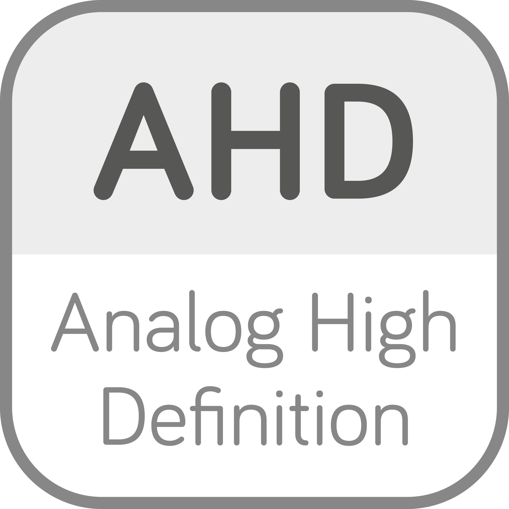 Icon AHD: Analog High Definition