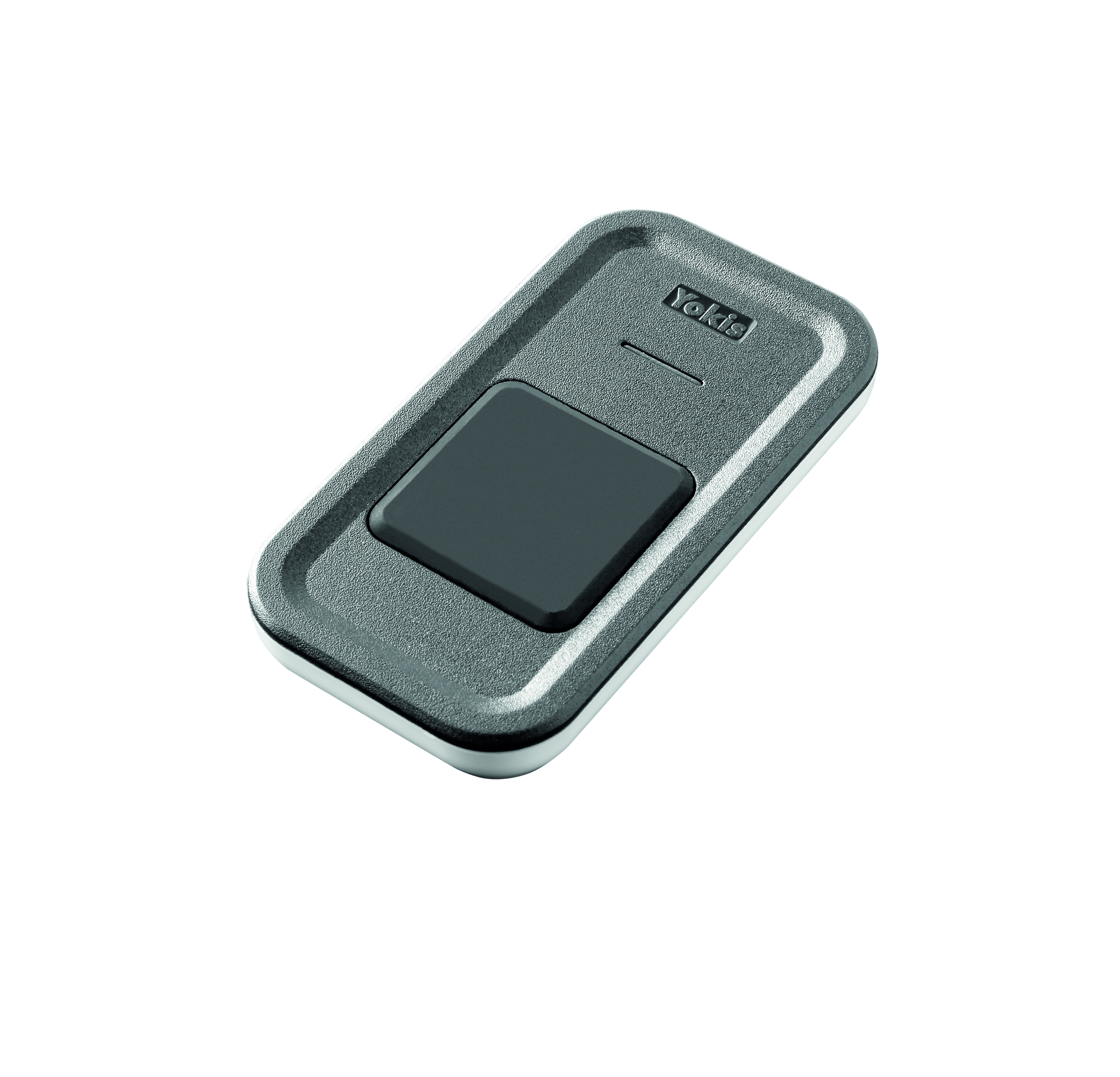 Funkfernbedienung mit einer Taste im kompakten Design – ideal zur einfachen Steuerung einzelner Funktionen per Funk.